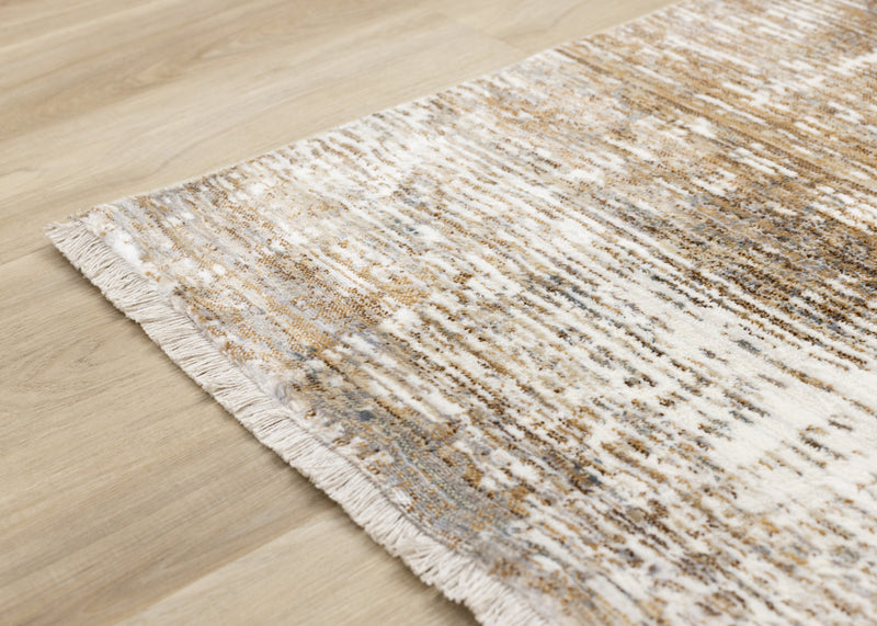 Tapis Sydney brun creme gris vieilli, 7'10\" x 10'2\"