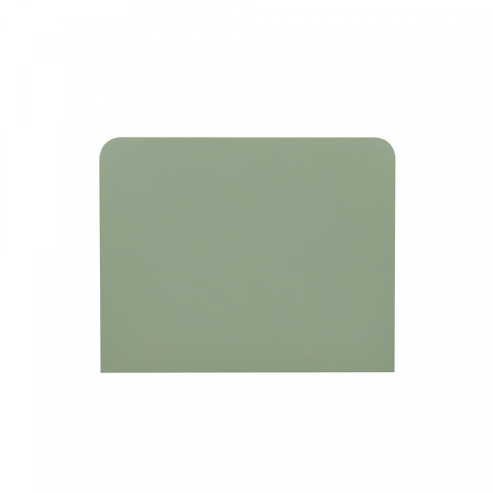 Table de nuit moderne Ella 20\" en vert sauge (1 tiroir)