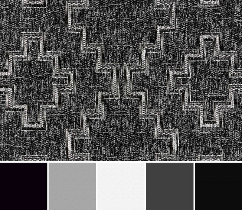 Tapis Transitionnel Esina 8'0\" x 10'0\" en Noir