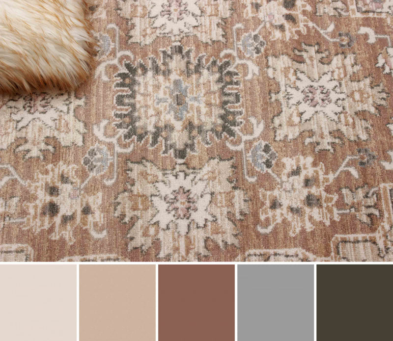 Carpette longue Arden beige - 2 pi 8 po x 8 pi 2 po  