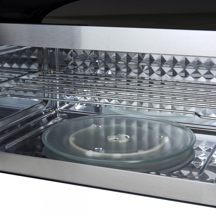 Four a micro-ondes a convection Fornace 30 pouces, au-dessus de la cuisiniere, noir, 1,5 pi³ - FOTR3038-30BLK