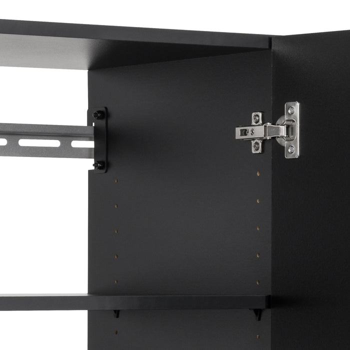 Armoire supérieure de rangement HangUps de 30 po - noire