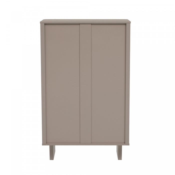 Armoire d’appoint moderne Ella 32\" en moka