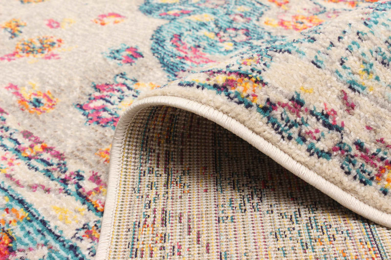 Tapis Traditionnel Daria 8'0\" x 10'0\" en Gris