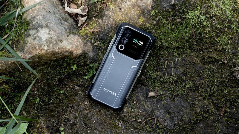 Doogee Blade20 Ultra 5g Telephone Robuste Avec Camera 50mp - Batterie De 10 300 Mah, 512 Go, Ecran Arriere Ips De 1,54” En Argent