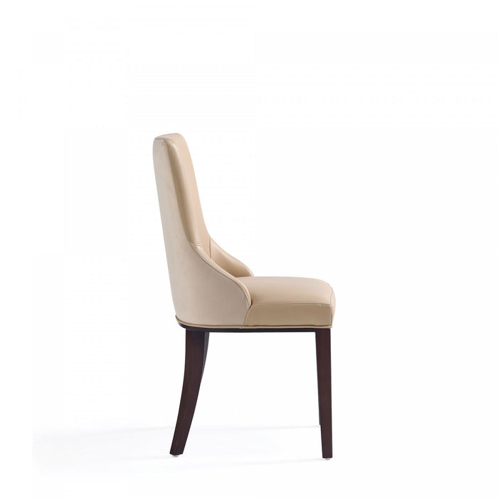 Ensemble moderne de 8 chaises de salle a manger Shubert en beige