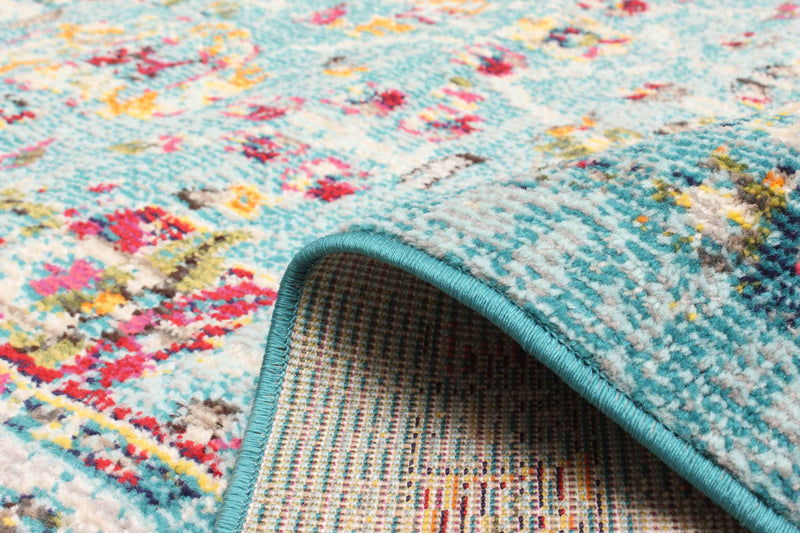 Tapis Traditionnel Jasmine 8'0\" x 10'0\" en Bleu