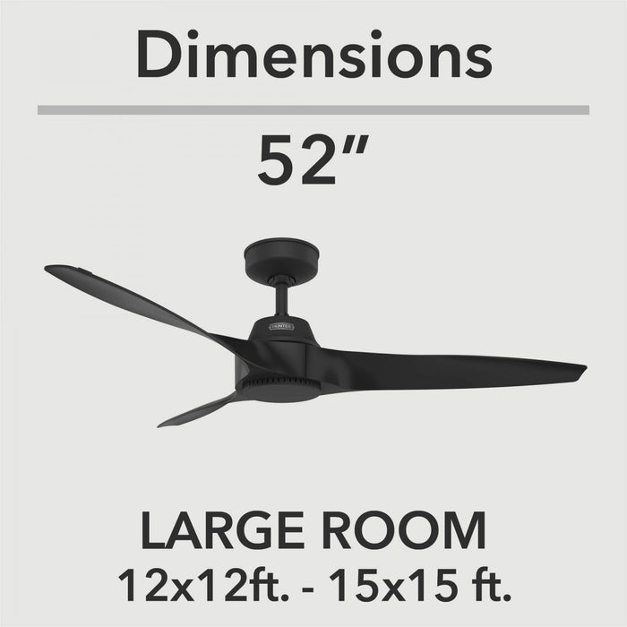 Ventilateur de plafond Mosley - Noir