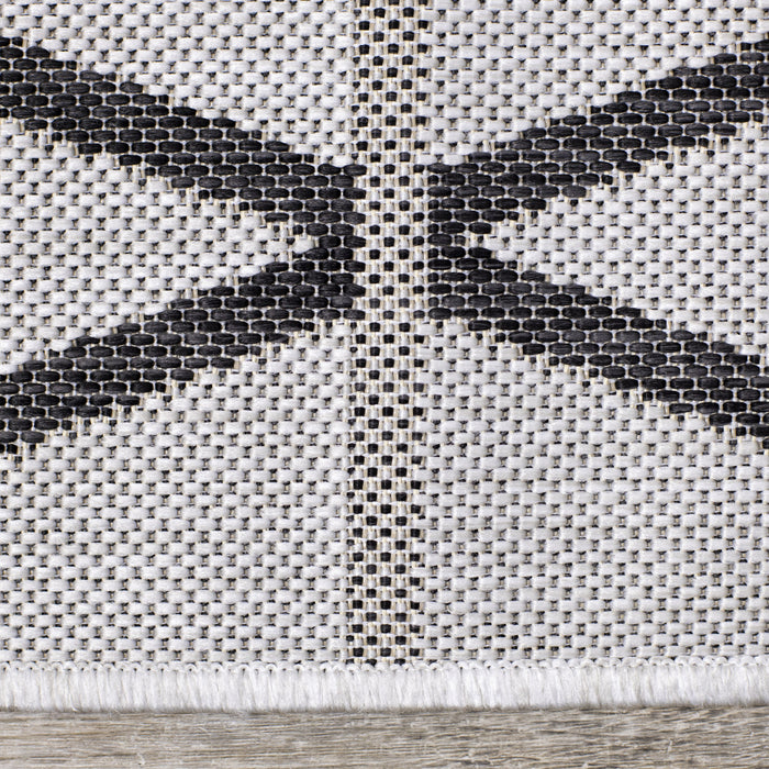 Carpette Jackson à motif de diamants pour l’intérieur et l'extérieur - 7 pi 10 po x 10 pi 6 po