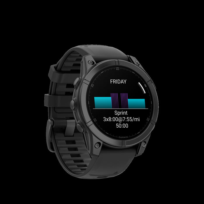  Slate Gray Steel With Black Silicone Band