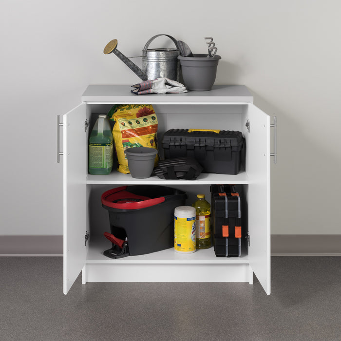 Armoire de plancher Elite de 32 po - blanche