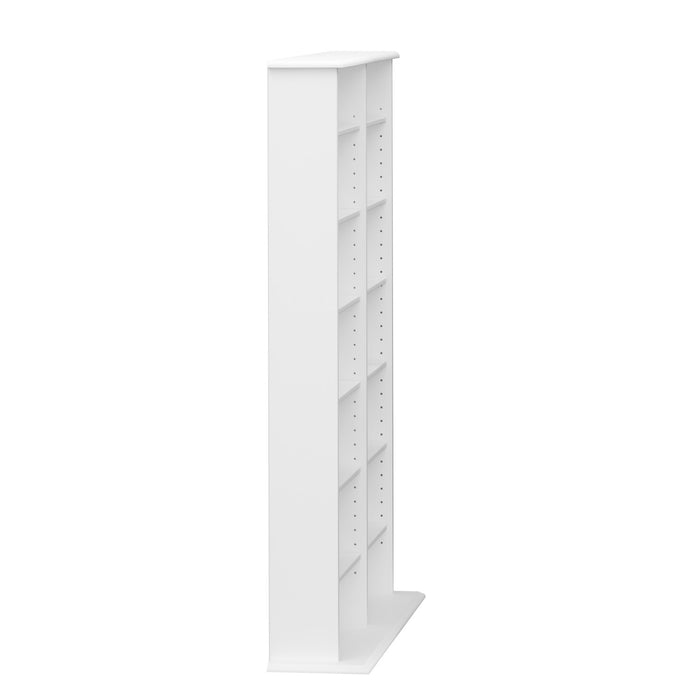 Étagère murale de double largeur de Prepac - blanche