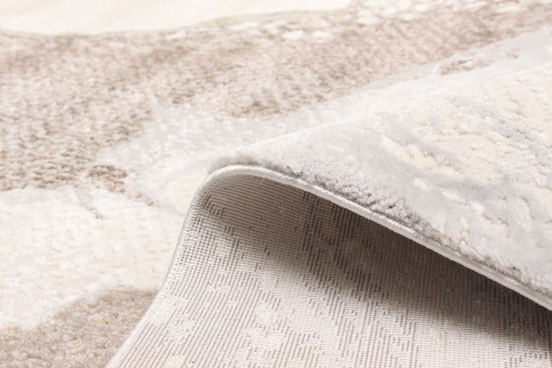 Tapis Contemporain/Moderne Bloom 5'0\" x 8'0\" en Brun clair