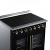 Galiano 36 Inch French Door Electric Range, 5 radiant burners, 5.36 cu.ft., Black - FFSEL6917-36BLK | Cuisiniere electrique Galiano de 36 po a portes francaises, 5 foyers, 5,36 pi³, noir – FFSEL6917-36BLK
