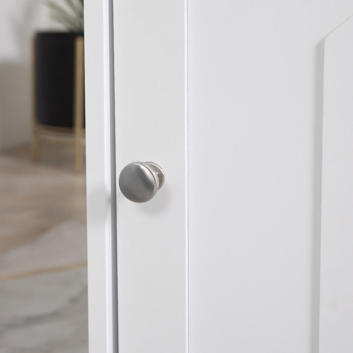 Pawhut Boite A Litiere Pour Chat Armoire Cachee Meubles Pour Chat Toilettes D'interieur Pour Chat Table De Chevet Avec Trou De La Taille D'un Chat Large Etagere De Rangement Blanc