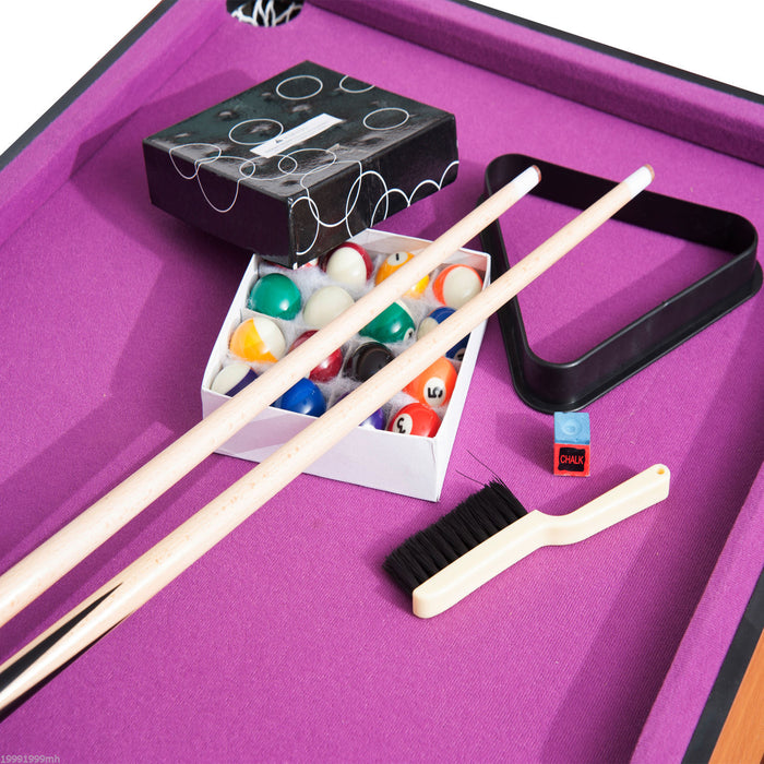 Soozier 3 En 1 Mini-jeux Multi-usages Tennis De Table Billard Pool Air Hockey Set Avec Tous Les Accessoires