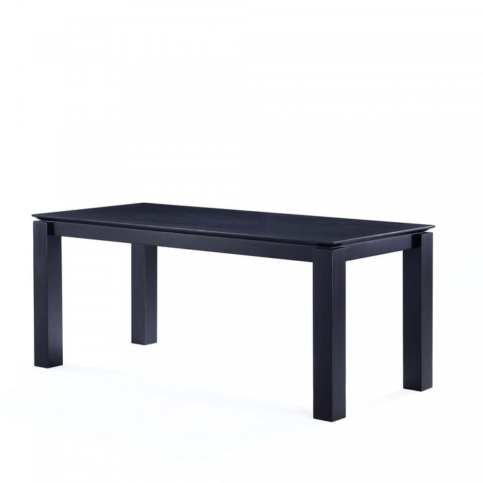 Paragon et Rockaway Ensemble de salle a manger moderne chic industriel 9 pieces en noir et gris