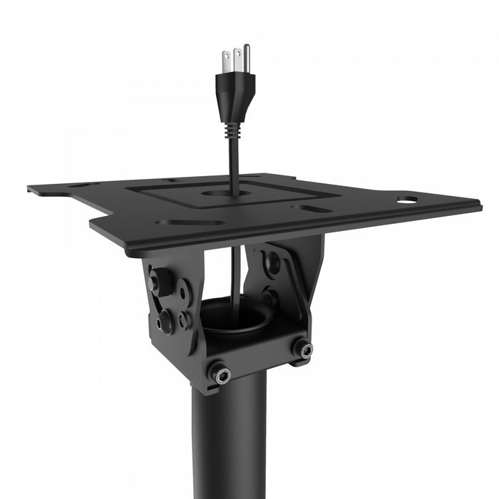 Support mural de plafond reglable en hauteur Kanto CM600 pour televiseurs de 40 a 80 pouces, noir