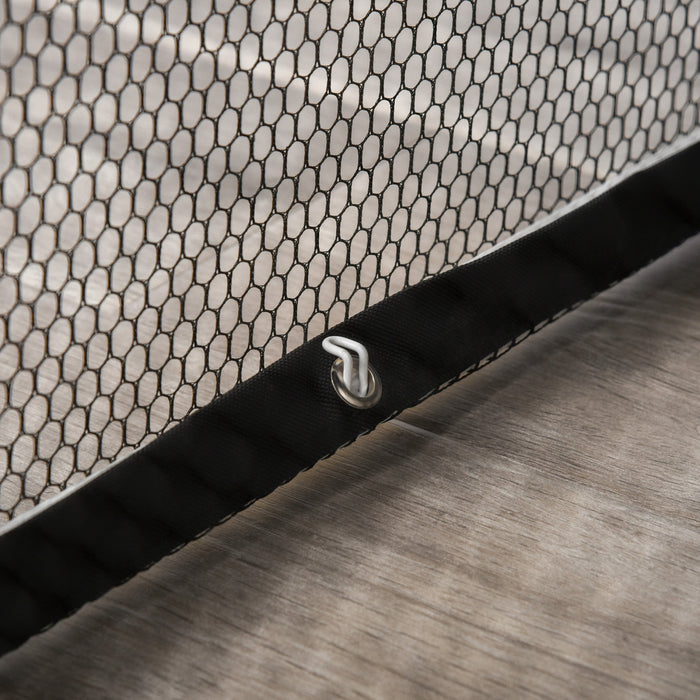 Pawhut Grand Enclos Exterieur Pour Chat Chaton Maison Cage Interieure Chenil Pour Animaux De Compagnie Parc Avec 3 Plateformes Porte 4 Sacs De Sable 39\" X 39\" X 79\"