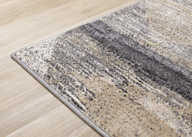 Tapis Dayton a motif de losanges vieillis, 6'7\" x 9'6\"