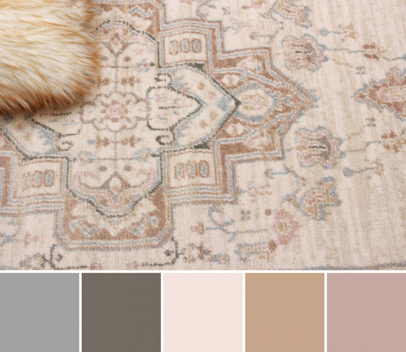 Carpette longue Katie ivoire - 2 pi 8 po x 8 pi 2 po  