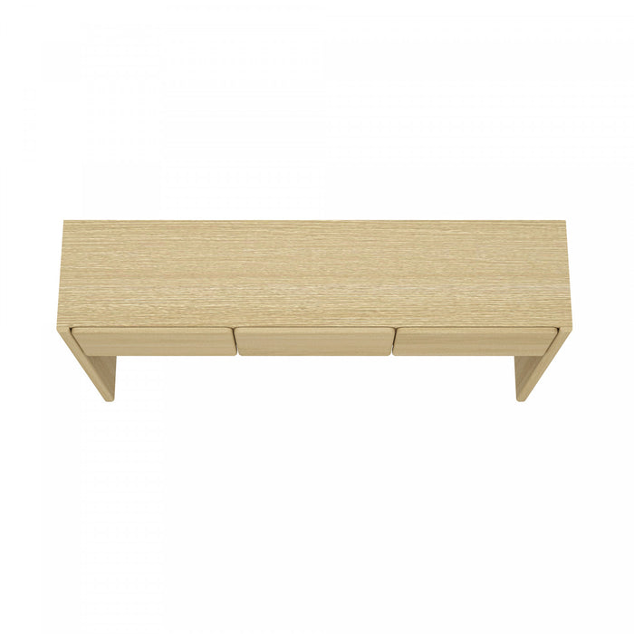 Console moderne Linda en chene naturel