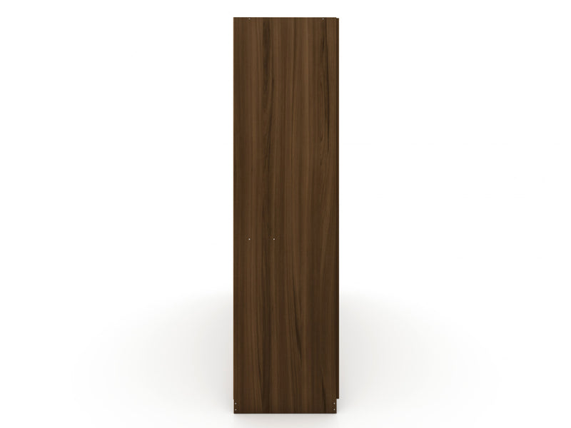 Armoire contemporaine moderne Gramercy 208 cm en brun chataigne