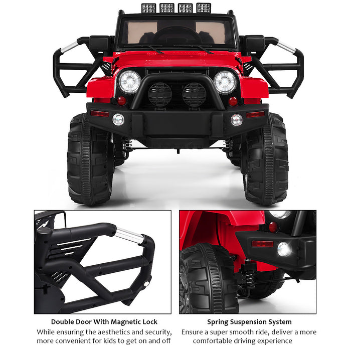 Voiture Electrique Pour Enfant 12v Costway – Bluetooth – Telecommande – Lecteur Mp3
