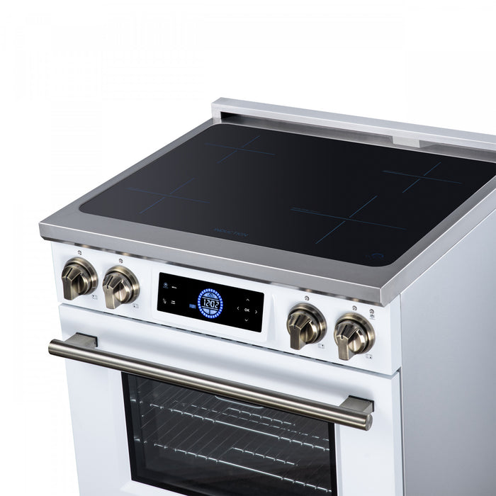 Cuisiniere a induction Forno Maximus 30 pouces, blanc, 4,32 pi³ - FFSIN0968-30WHT