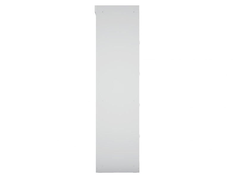 Armoire contemporaine moderne Mulberry 36\" en blanc - Ensemble de 3