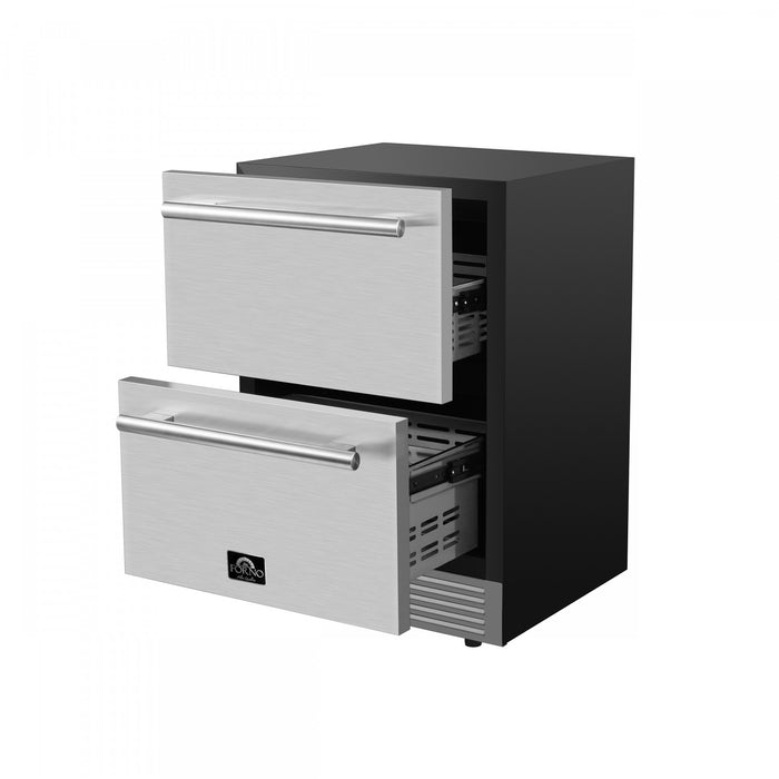Congelateur a tiroirs Cosenza de 24 po avec machine a glacons, 4,69 pi³ – FDRBI1838-24S