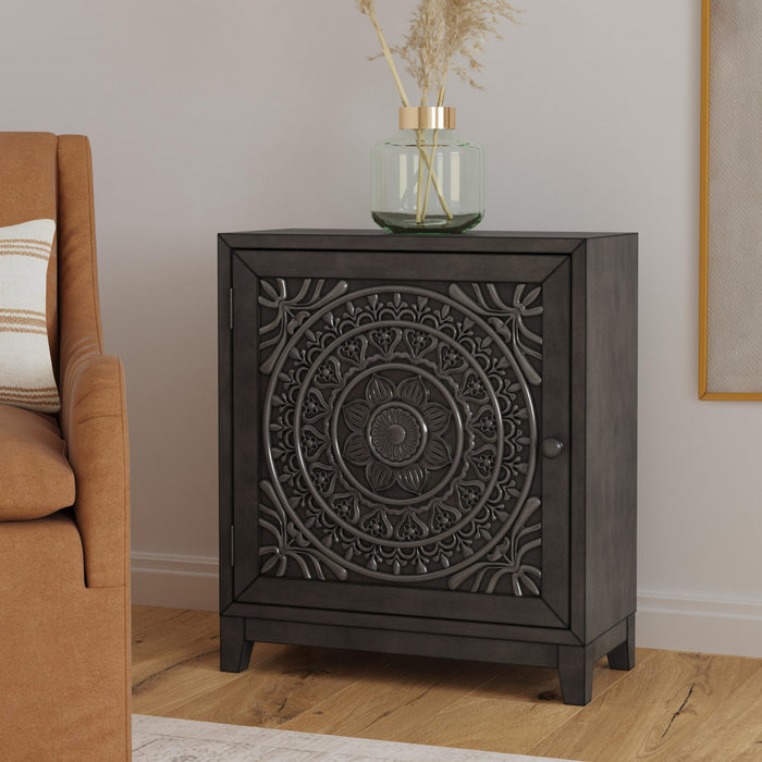 Armoire décorative Grace - grise
