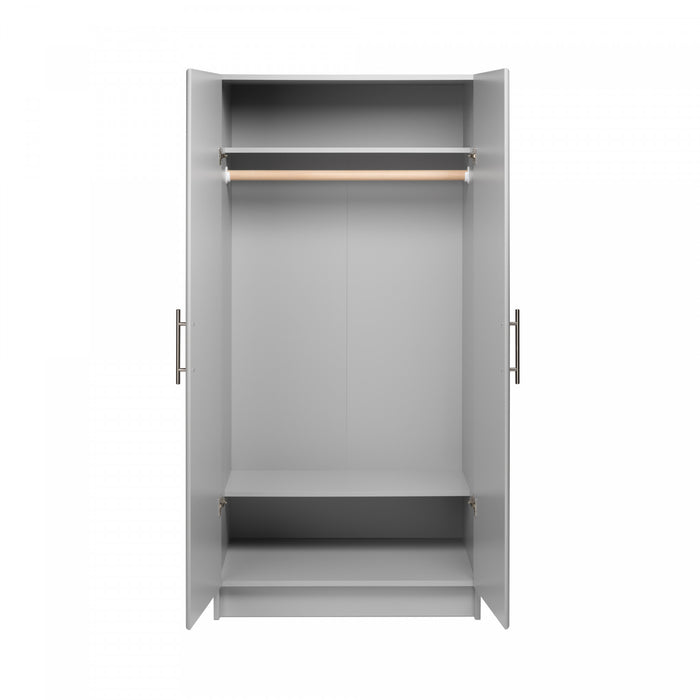 Armoire-penderie Elite - grise