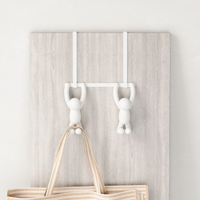 Crochets doubles pour porte Buddy de Umbra - blancs