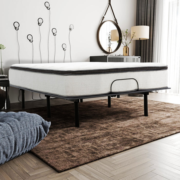 Base de lit ajustable Celeste avec telecommande filaire - Grand