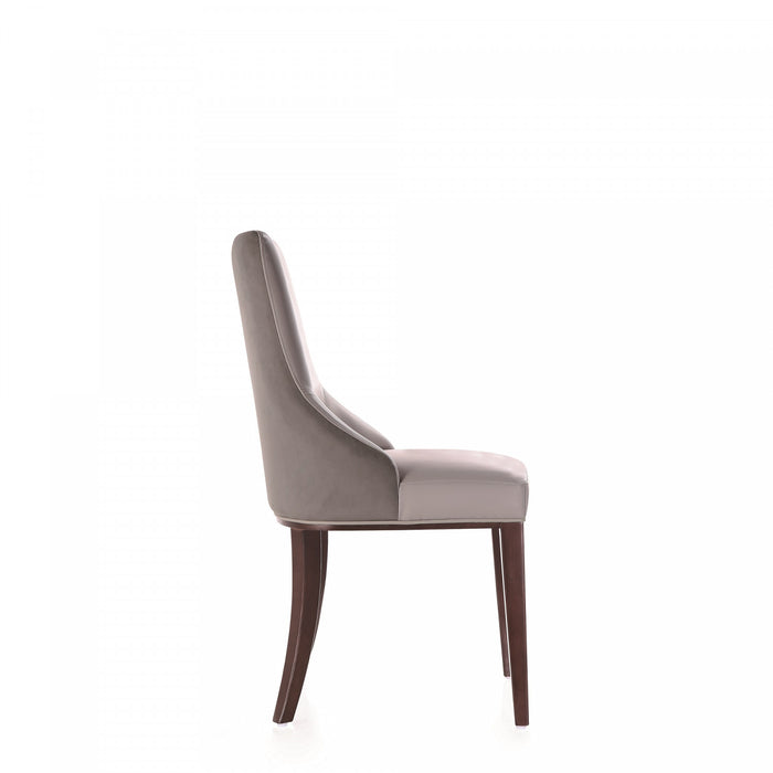 Ensemble moderne de 8 chaises de salle a manger Shubert en gris clair