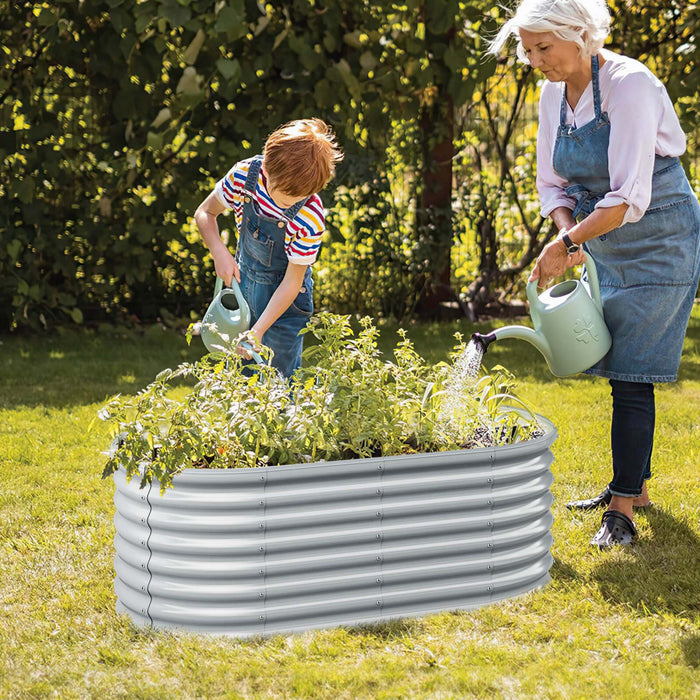 Costway Souleve Kit De Lit De Jardin Planter Souleve Boites De Jardin Exterieures 65\" X 32\" X 24\"