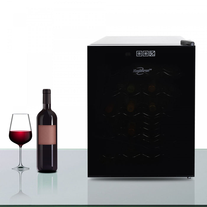 Cellier Koolatron pour 20 bouteilles de vin avec porte en verre miroir