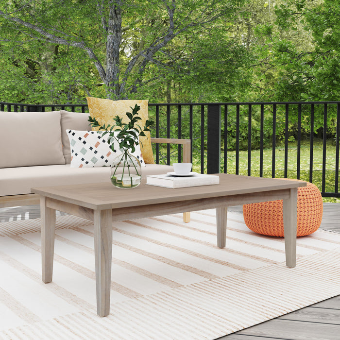 Table à café Teagon pour la terrasse à l’extérieur - naturelle