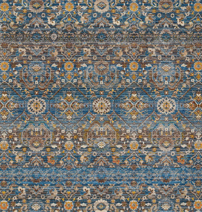 Tapis Traditionnel Gianna 9'0\" x 12'0\" en Bleu