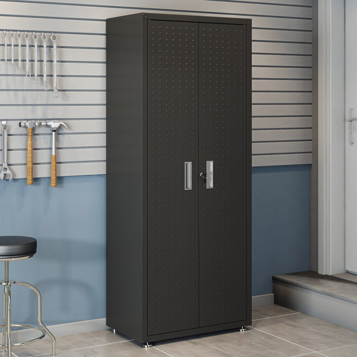 Ensemble de garage moderne Fortress 6 pieces en gris charbon