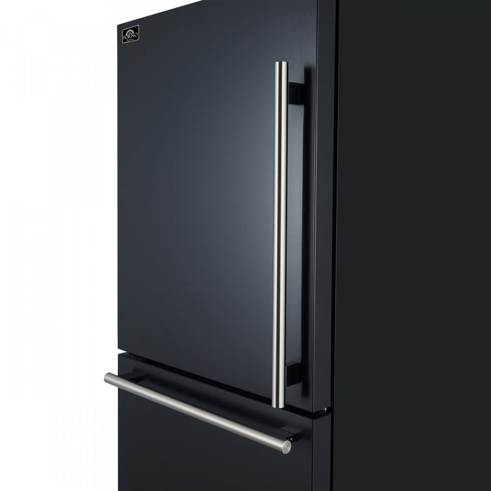Refrigerateur cote a cote Milano de 60 po, noir, 34,4 pi³ – FFFFD1787-60BLK