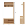 Porto Entryway Hall Tree Coat Rack | Vestiaire d’entree Porto