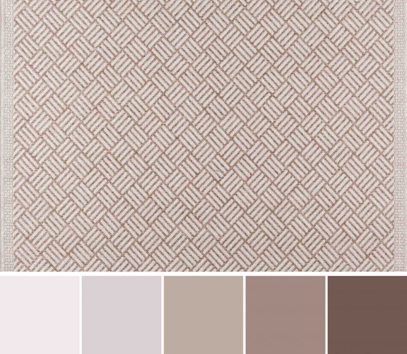 Tapis Contemporain Eve 2'0\" x 6'0\" en brun