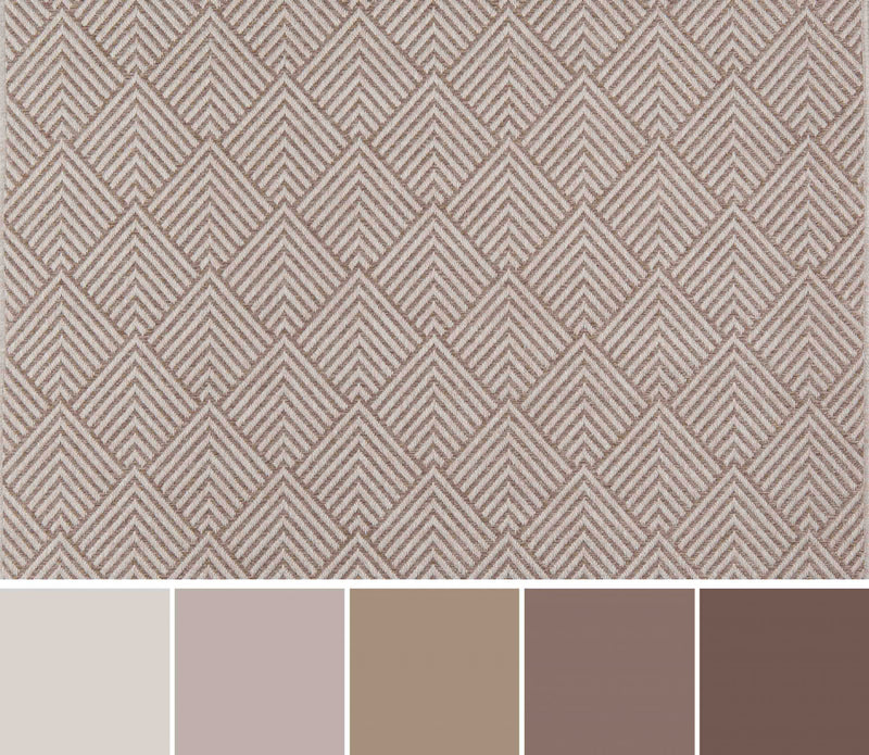 Tapis Contemporain Laura 6'7\" x 9'6\" en Ivoire