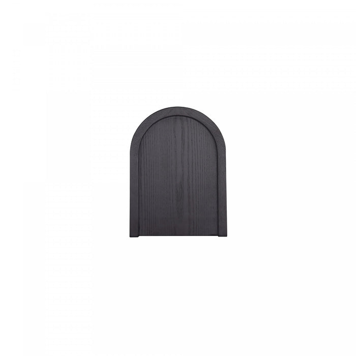 Table d’appoint style industriel Versailles en noir et naturel – Lot de 2