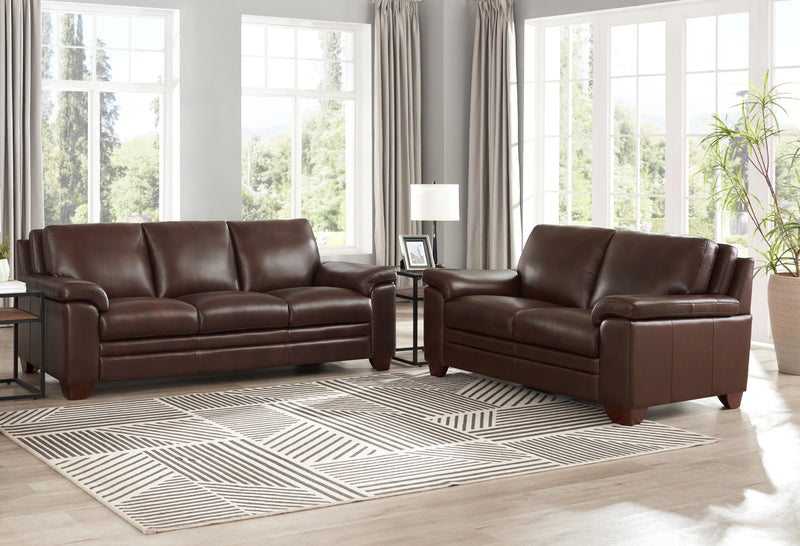 Sofa Magnum de Hydeline en cuir - brun