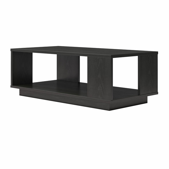Table à café rectangulaire contemporaine Knowle d’Ameriwood Home - chêne noir