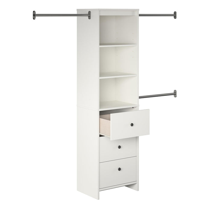 Organisateur de garde-robe Beckett Dorel Home - blanc
