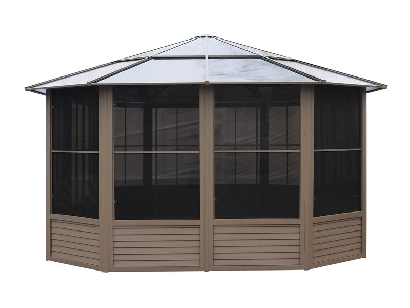 Gazebo Penguin Florence - Solarium 12x18 Toit de polycarbonate